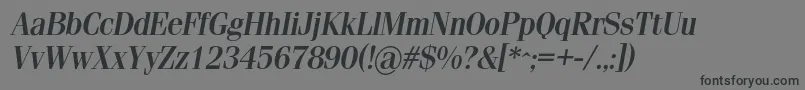 Simeizlight ffy Font – Black Fonts on Gray Background
