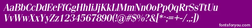 Simeizlight ffy Font – White Fonts on Purple Background