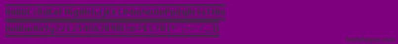 Buttonhilightflf Font – Black Fonts on Purple Background