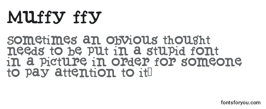 Muffy ffy Font