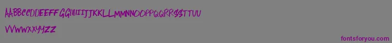 LostInTheSound Font – Purple Fonts on Gray Background