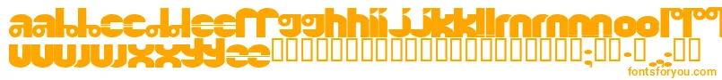 Шрифт Quinkie – оранжевые шрифты