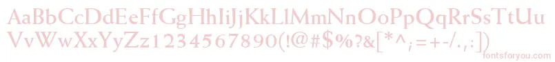 MissiveSsiBold-Schriftart – Rosa Schriften