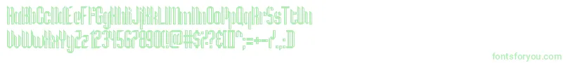 HamburgMesse-Schriftart – Grüne Schriften
