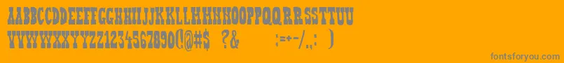 Подробнее о шрифте Heffer Шрифт Heffer – серые шрифты на оранжевом фоне