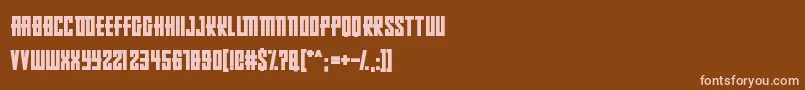 RussianDollmaker Font – Pink Fonts on Brown Background