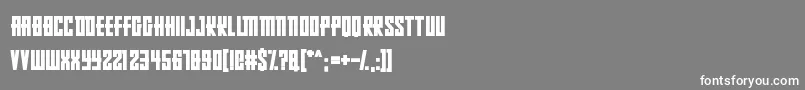 RussianDollmaker Font – White Fonts on Gray Background