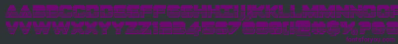 Dominojackchrome Font – Purple Fonts on Black Background