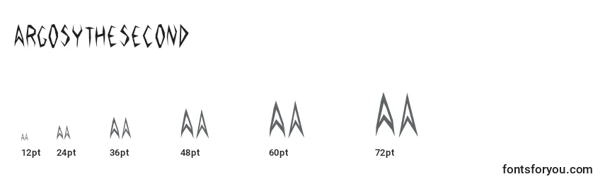 ArgosyTheSecond Font Sizes