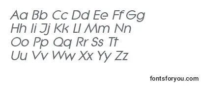 LitheBoldItalic-fontti