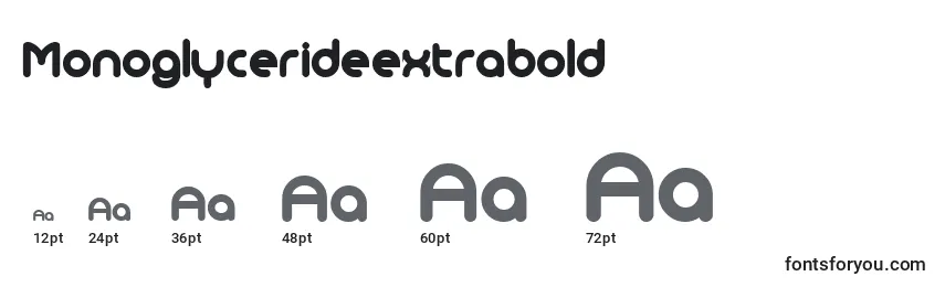 Monoglycerideextrabold Font Sizes