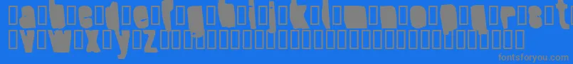 Шрифт SplumpBlack – серые шрифты на синем фоне