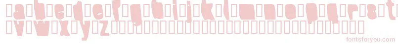 フォントSplumpBlack – 白い背景にピンクのフォント