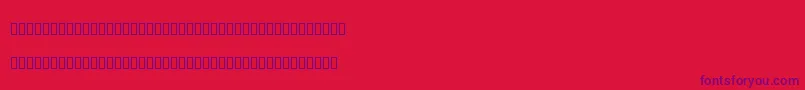 Czcionka BulmerMtRegularExpertBdita – fioletowe czcionki na czerwonym tle