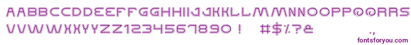 QualifiedGood-fontti – violetit fontit valkoisella taustalla