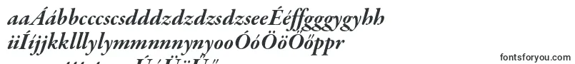 Шрифт GaramondpremrproBditsubh – венгерские шрифты