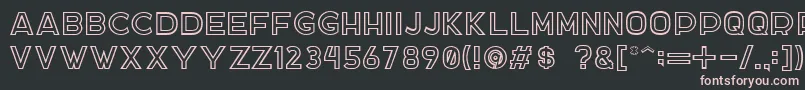 DockerTwo Font – Pink Fonts on Black Background