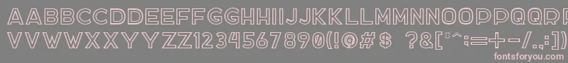 DockerTwo Font – Pink Fonts on Gray Background