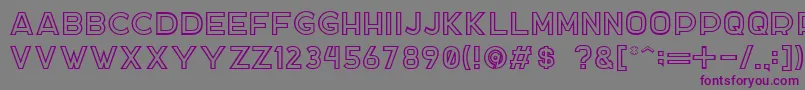 DockerTwo Font – Purple Fonts on Gray Background