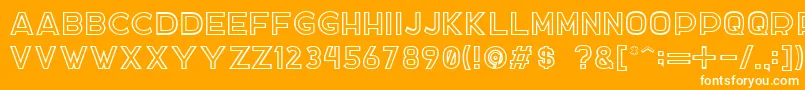 DockerTwo Font – White Fonts on Orange Background