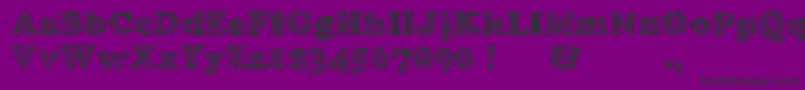 Skooper Font – Black Fonts on Purple Background