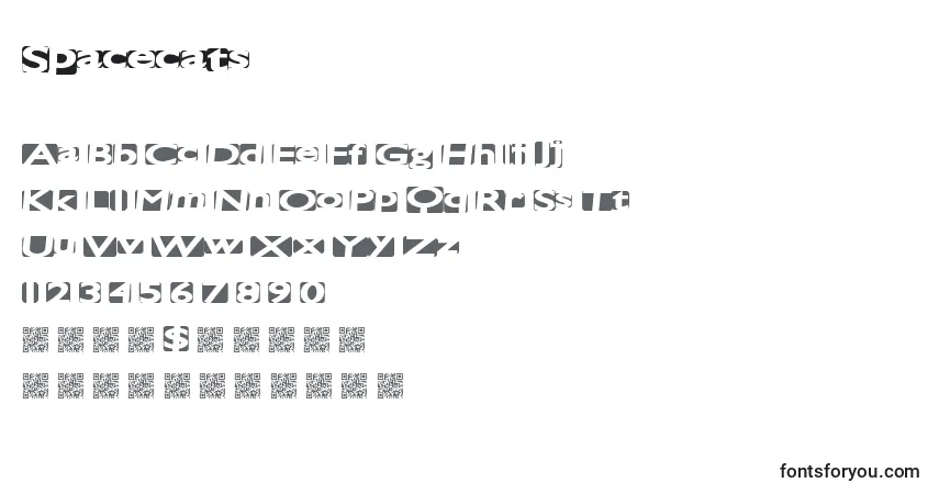 Шрифт Spacecats – алфавит, цифры, специальные символы