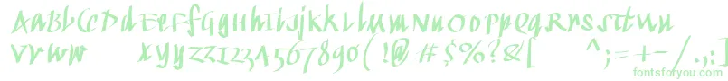 Kleinkallig Font – Green Fonts