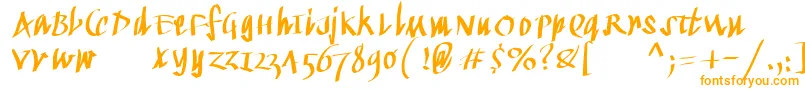 Kleinkallig Font – Orange Fonts