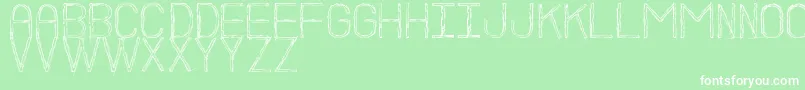 BocetoSt Font – White Fonts on Green Background