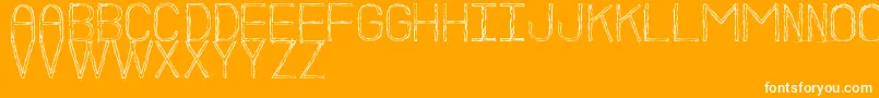 BocetoSt Font – White Fonts on Orange Background