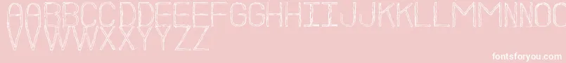 BocetoSt Font – White Fonts on Pink Background