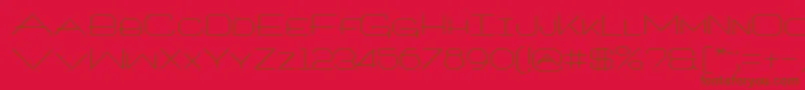 ArtlookinRegular Font – Brown Fonts on Red Background