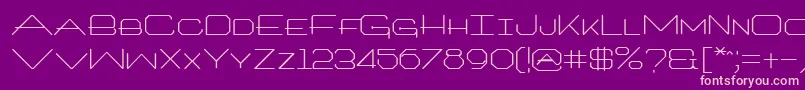 Шрифт ArtlookinRegular – розовые шрифты на фиолетовом фоне