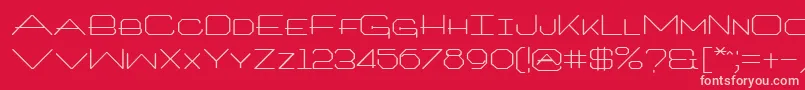 ArtlookinRegular Font – Pink Fonts on Red Background
