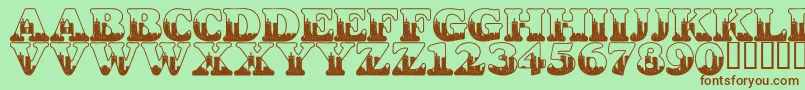 More about LmsSeptember112001847Am Font LmsSeptember112001847Am Font – Brown Fonts on Green Background