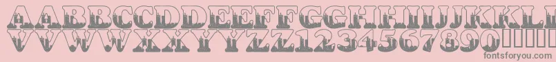 LmsSeptember112001847Am Font – Gray Fonts on Pink Background