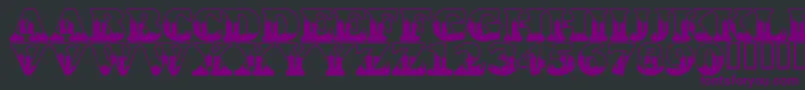 LmsSeptember112001847Am Font – Purple Fonts on Black Background
