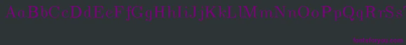 CmUnslantedItalic Font – Purple Fonts on Black Background