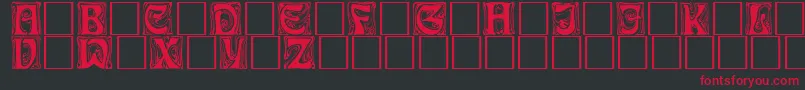 Ian Font – Red Fonts on Black Background