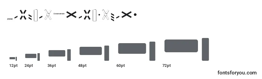 ZeichenDreihundert Font Sizes