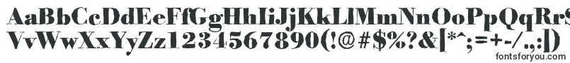 Шрифт BodoniantiqueHeavyRegular – популярные шрифты