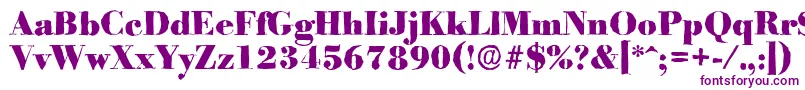 En savoir plus sur la police BodoniantiqueHeavyRegular Police BodoniantiqueHeavyRegular – polices violettes