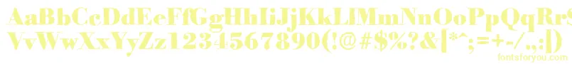 BodoniantiqueHeavyRegular Font – Yellow Fonts