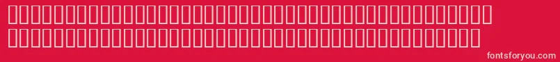 FancyNormal-Schriftart – Rosa Schriften auf rotem Hintergrund