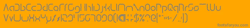 More about DismechaBold Font DismechaBold Font – Gray Fonts on Orange Background