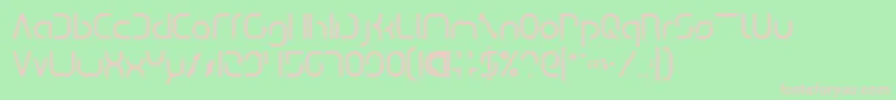 DismechaBold Font – Pink Fonts on Green Background