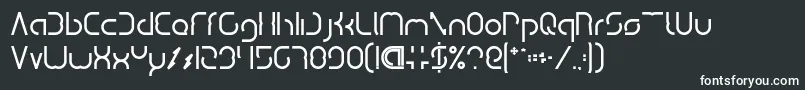 DismechaBold Font – White Fonts
