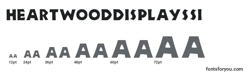 HeartwoodDisplaySsi Font Sizes