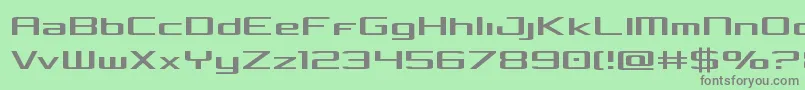 Concielianlight Font – Gray Fonts on Green Background