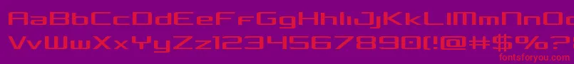 Concielianlight Font – Red Fonts on Purple Background